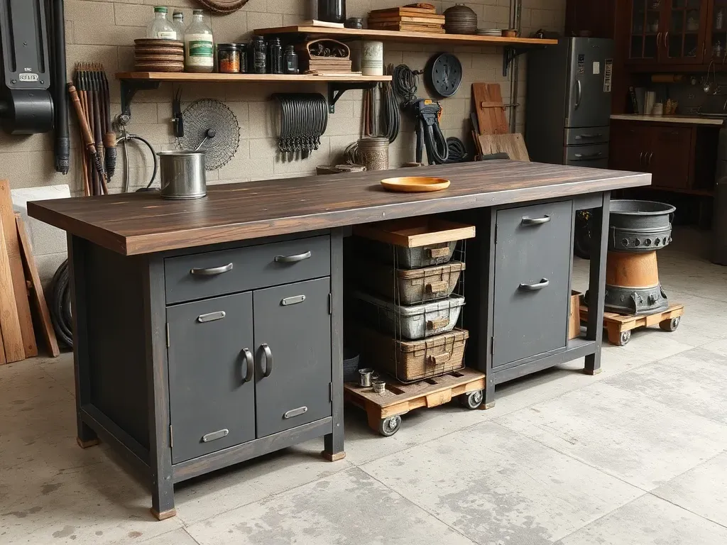 Funkcjonalne meble warsztatowe z metalu