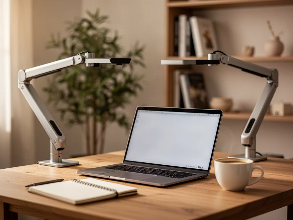 Ramię do monitora przy pracy na laptopie – jak stworzyć wygodniejsze stanowisko bez dodatkowego ekranu?